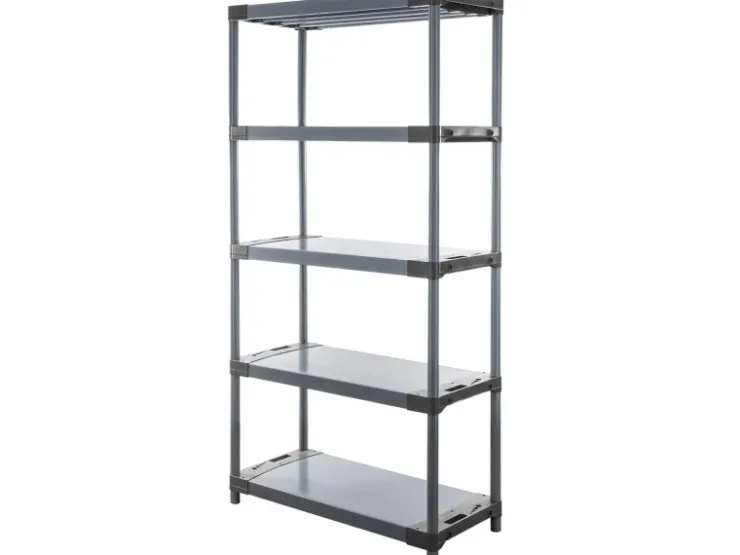 PROREGAL Kunststoffregal Big Grey Bear Tall HxBxT 180 x 80 x 46 cm Fachlast 160 kg