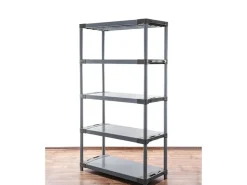 PROREGAL Kunststoffregal Grey Bear Tall HxBxT 180 x 80 x 46 cm Fachlast 120 kg* Kunststoffregale