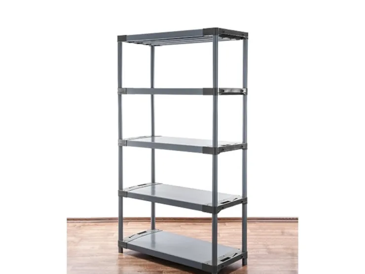 PROREGAL Kunststoffregal Grey Bear Tall HxBxT 180 x 80 x 46 cm Fachlast 120 kg* Kunststoffregale