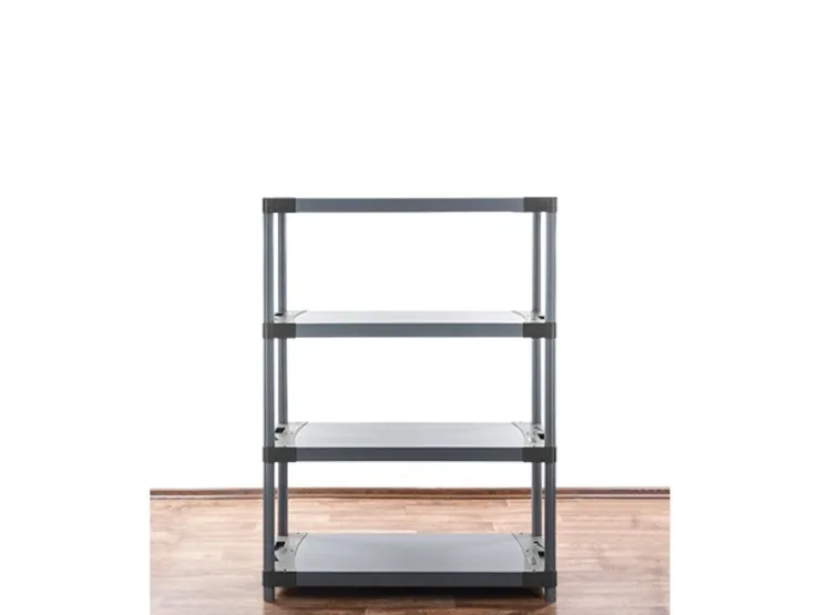 PROREGAL Kunststoffregal Big Grey Bear Low HxBxT 138 x 80 x 46 cm Fachlast 160 kg