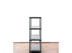 PROREGAL Kunststoffregal Big Grey Bear Low HxBxT 138 x 80 x 46 cm Fachlast 160 kg