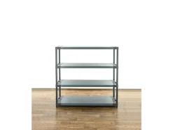 PROREGAL Kunststoffregal Big Grey Bear Low HxBxT 138 x 150 x 46 cm Fachlast 120 kg