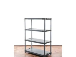 PROREGAL Kunststoffregal Big Grey Bear Low HxBxT 138 x 90 x 46 cm Fachlast 160 kg