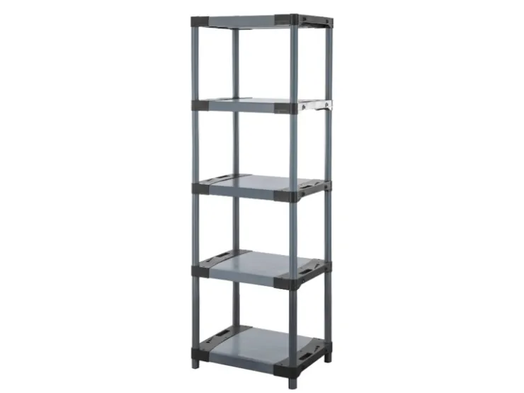 PROREGAL Kunststoffregal Big Grey Bear Tall HxBxT 180 x 70 x 46 cm Fachlast 160 kg