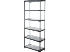 PROREGAL Kunststoffregal Big Grey Bear Extra-Tall HxBxT 220 x 90 x 46 cm Fachlast 160 kg
