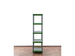 PROREGAL Kunststoffregal Big Grey Bear Tall HxBxT 180 x 70 x 46 cm Fachlast 160 kg Grau/Grün* Kunststoffregale