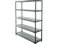 PROREGAL Kunststoffregal Grey Bear Tall HxBxT 180 x 130 x 46 cm Fachlast 70 kg