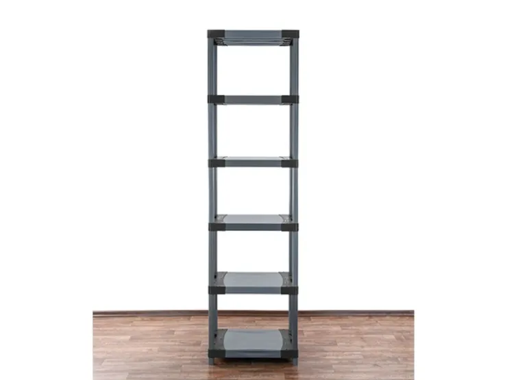 PROREGAL Kunststoffregal Big Grey Bear Extra-Tall HxBxT 220 x 70 x 46 cm Fachlast 160 kg* Kellerregale