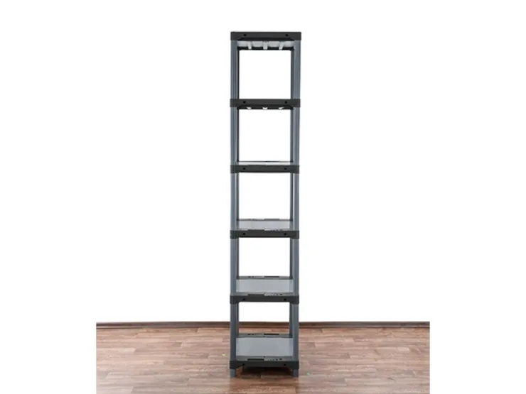 PROREGAL Kunststoffregal Big Grey Bear Extra-Tall HxBxT 220 x 70 x 46 cm Fachlast 160 kg* Kellerregale