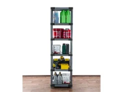 PROREGAL Kunststoffregal Big Grey Bear Extra-Tall HxBxT 220 x 70 x 46 cm Fachlast 160 kg* Kellerregale