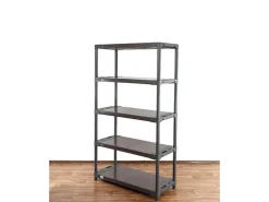 PROREGAL Kunststoffregal Grey Bear Tall HxBxT 180 x 120 x 46 cm Fachlast 120 kg