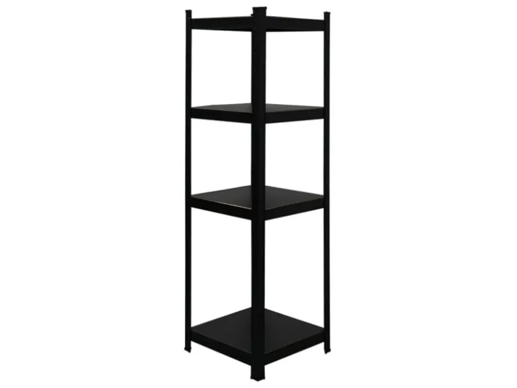 PROREGAL Mega Deal 3 x All Black Series Schwerlastregal Ragnar HxBxT 150 x 45 x 45 cm Fachlast 100 kg Matt Schwarz Kellerregal Steckregal Garagenregal* Kellerregale|Regale Schwarz