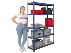 PROREGAL Mega Deal 1 x Eckregal & 2x Schwerlastregal Ragnar HxBxT 180 x 190 x 40 cm Fachlast 175 kg Kellerregal Steckregal Garagenregal