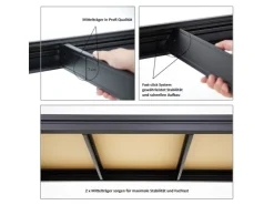 PROREGAL Mega Deal 3er-Sparset Profi-Schwerlastregal DINO HxBxT 180x180x60cm Fachlast 500kg* Regale Schwarz|Metallregale