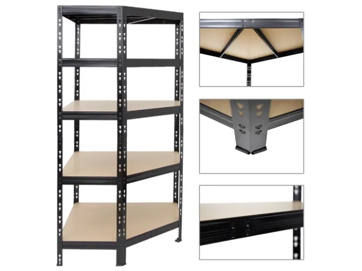 PROREGAL Mega Deal Tiger 1x Eckregal & 2x Schwerlastregal 180x 90x 45 cm Fachlast 175 & 265 kg* Metallregale|Kellerregale