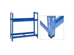 PROREGAL Mega Deal 5x Reifenregal Tiger HxBxT 100 x 110 x 35 cm Bis Zu 40 Reifen Blau