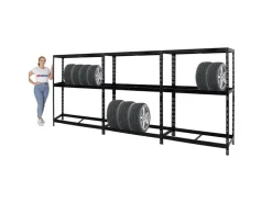 PROREGAL Mega Deal 3x Reifenregal Tiger mit Fachboden HxBxT 180 x 130 x 50 cm Bis Zu Insgesamt 36 Reifen* Weitere Regale