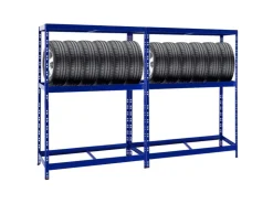 PROREGAL Mega Deal 2x Reifenregal Tiger mit Fachboden HxBxT 180 x 130 x 50 cm Bis Zu Insgesamt 24 Reifen* Weitere Regale
