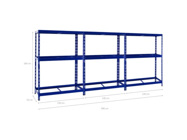 PROREGAL Mega Deal 3x Reifenregal Tiger mit Fachboden HxBxT 180 x 130 x 50 cm Bis Zu Insgesamt 36 Reifen* Weitere Regale