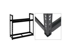 PROREGAL Mega Deal 4x Reifenregal Tiger HxBxT 100 x 110 x 35 cm bis zu 32 Reifen Schwarz* Regalsysteme