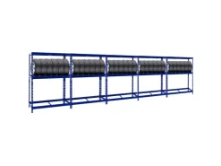 PROREGAL Mega Deal 5x Reifenregal Tiger mit Fachboden HxBxT 180 x 130 x 50 cm Bis Zu Insgesamt 60 Reifen