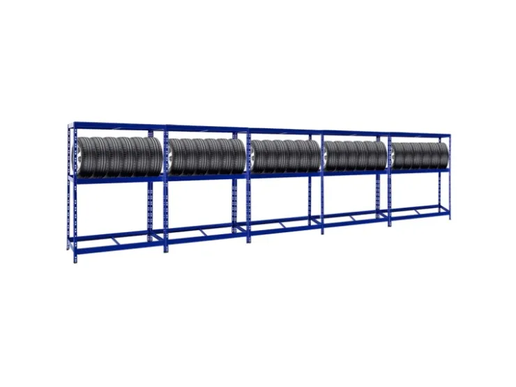 PROREGAL Mega Deal 5x Reifenregal Tiger mit Fachboden HxBxT 180 x 130 x 50 cm Bis Zu Insgesamt 60 Reifen
