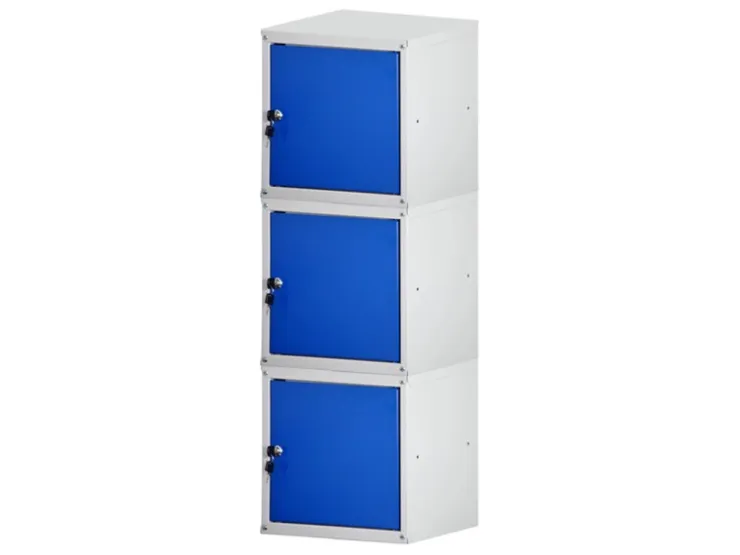 PROREGAL Mega Deal 3x Schließfachwürfel Cubic HxBxT 35 x 35 x 35 cm