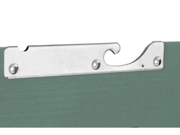 PROREGAL Pendelhefterregal Doppelseitig Stecksystem T-Profil HxBxT 200 x 100 x 80 cm 6 Ebenen Fachlast 40 kg Pendelsystem Elba & Leitz
