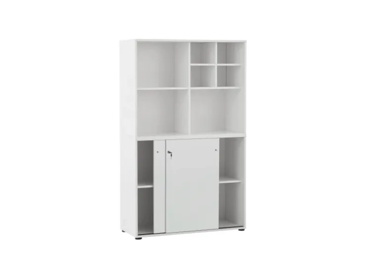 PROREGAL Pigeon Set Aktenregal Aktenschrank & Regalkreuz Breite 100 cm