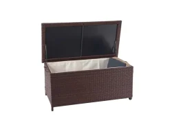 PROREGAL Poly-Rattan Kissenbox HxBxT 51x100x50cm Premium 170L Gartentruhe Auflagenbox Truhe