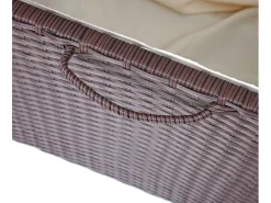 PROREGAL Poly-Rattan Kissenbox HxBxT 51x100x50cm Premium 170L Gartentruhe Auflagenbox Truhe