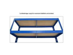 PROREGAL Reifenregal Tiger HxBxT 180 x 120 x 40 cm Bis Zu 12 Reifen auf 2 Ebene Und 2 Ablagen