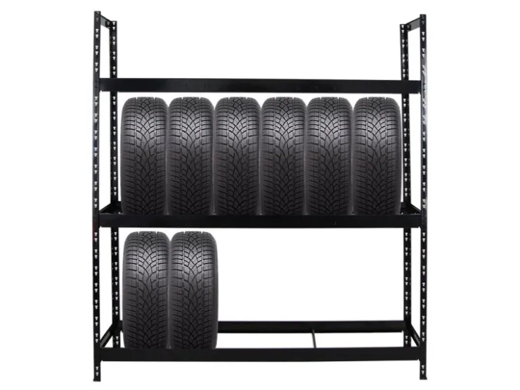 PROREGAL Reifenregal Tiger XL HxBxT 200 x 180 x 45 cm bis zu 21 Reifen auf 3 Ebenen