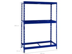 PROREGAL Reifenregal Tiger mit Fachboden HxBxT 180 x 130 x 50 cm bis zu 12 Reifen auf 2 Ebenen* Weitere Regale