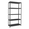 PROREGAL Schraubregal Panda HxBxT 180 x 80 x 50 cm Fachlast 100 kg Anthrazit