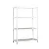 PROREGAL Schraubregal Panda Mid HxBxT 150 x 80 x 30 cm Fachlast 75 kg Weiß* Regal Weiß