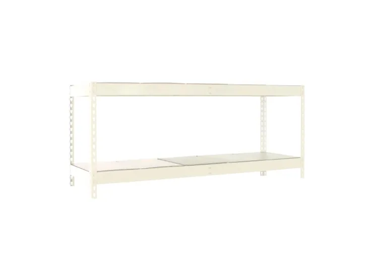 PROREGAL Schwerlastregal Metal Beast Two HxBxT 90 x 150 x 75 cm Fachlast 600 kg Weiß* Schwerlastregal