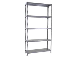 PROREGAL Schwerlastregal Big Metal Shark HxBxT 200 x 100 x 40 cm Fachlast 180 kg Grau