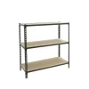 PROREGAL Schwerlastregal Baby Muli HxBxT 90 x 120 x 50 cm 3 Fachböden Fachlast 200 kg Anthrazit* Schwerlastregal