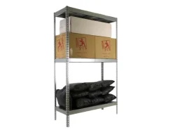 PROREGAL Schwerlastregal Big Metal Yeti Three HxBxT 200 x 180 x 45 cm Fachlast 400 kg Verzinkt* Metallregale