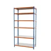 PROREGAL Schwerlastregal Giant Metal Shark HxBxT 250 x 80 x 50 cm Fachlast 180 kg Blau-Orange
