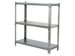 PROREGAL Schwerlastregal Baby Metal Shark HxBxT 90 x 90 x 40 cm Fachlast 180 kg Verzinkt