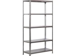 PROREGAL Schwerlastregal Big Metal Shark HxBxT 200 x 100 x 50 cm Fachlast 180 kg Verzinkt
