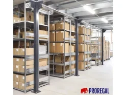 PROREGAL Schwerlastregal Silver Mamba Made In Germany  HxBxT 200 x 400 x 50 cm 5 Ebenen Je 150 kg Fachlast  Verzinkt* Schwerlastregal
