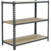 PROREGAL Schwerlastregal Baby Muli HxBxT 90 x 80 x 40 cm 3 Fachböden Fachlast 150 kg Grau* Schwerlastregal