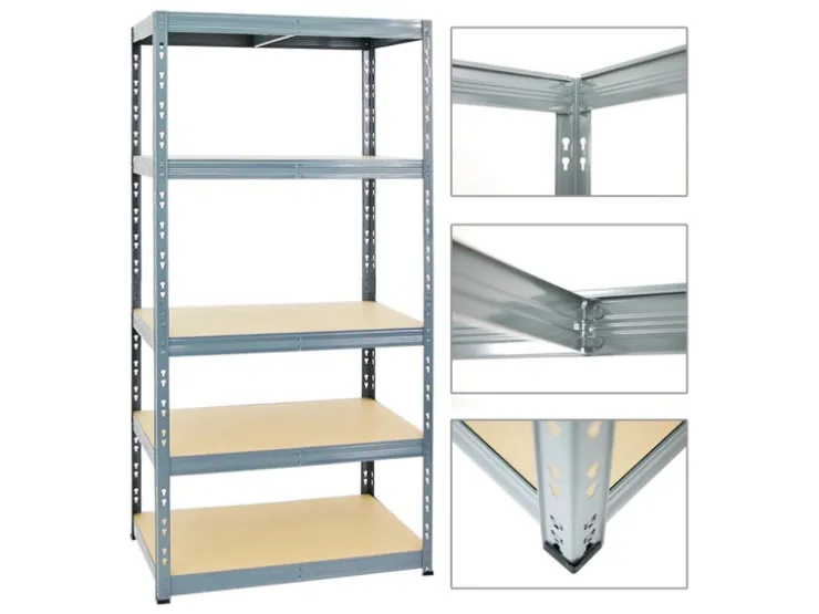 PROREGAL Schwerlastregal Tiger HxBxT 180 x 90 x 60 cm Fachlast 265 kg 5-Ebenen