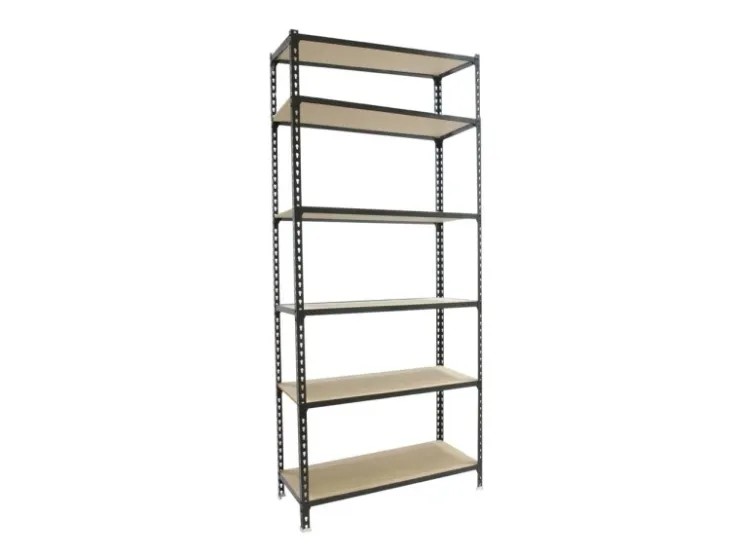 PROREGAL Schwerlastregal Giant Muli HxBxT 250 x 80 x 30 cm 6 Fachböden Fachlast 150 kg Anthrazit* Schwerlastregal
