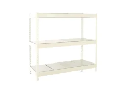 PROREGAL Schwerlastregal Big Metal Yeti Three HxBxT 200 x 120 x 60 cm Fachlast 400 kg Weiß
