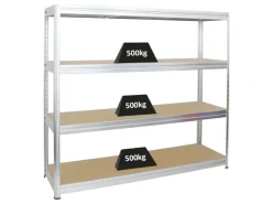 PROREGAL Schwerlastregal Dino HxBxT 180 x 200 x 60 cm Fachlast 500 kg* Schwerlastregal