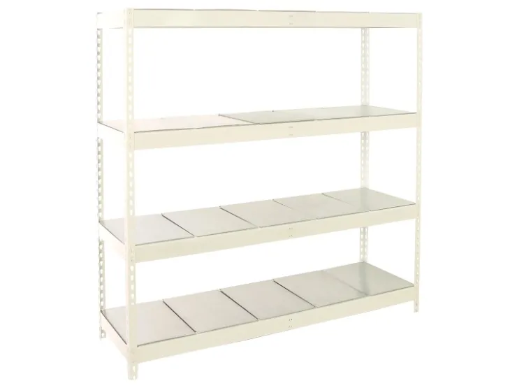 PROREGAL Schwerlastregal Metal Beast Four HxBxT 200 x 150 x 45 cm Fachlast 600 kg Weiß* Regalsysteme